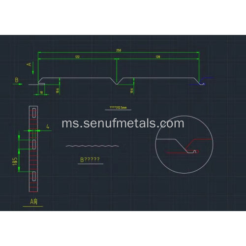 lembaran panel siding membentuk mesin